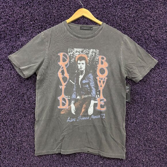 David Bowie Live at Santa Monica 1972 Rock Show T-Shirt M - Picture 1 of 4